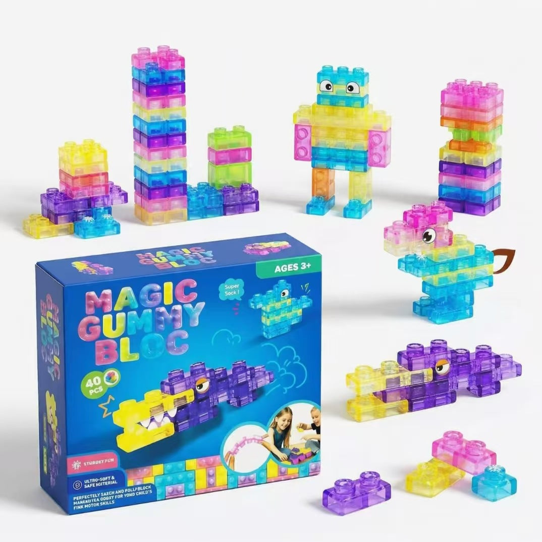 Jelly Blocks Squishy Set 🧊✨